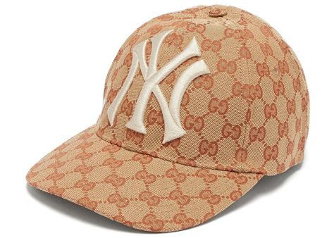 new york yankees x gucci cap|Gucci yankee hat.